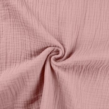 Musselin Double Gauze - Altrosa